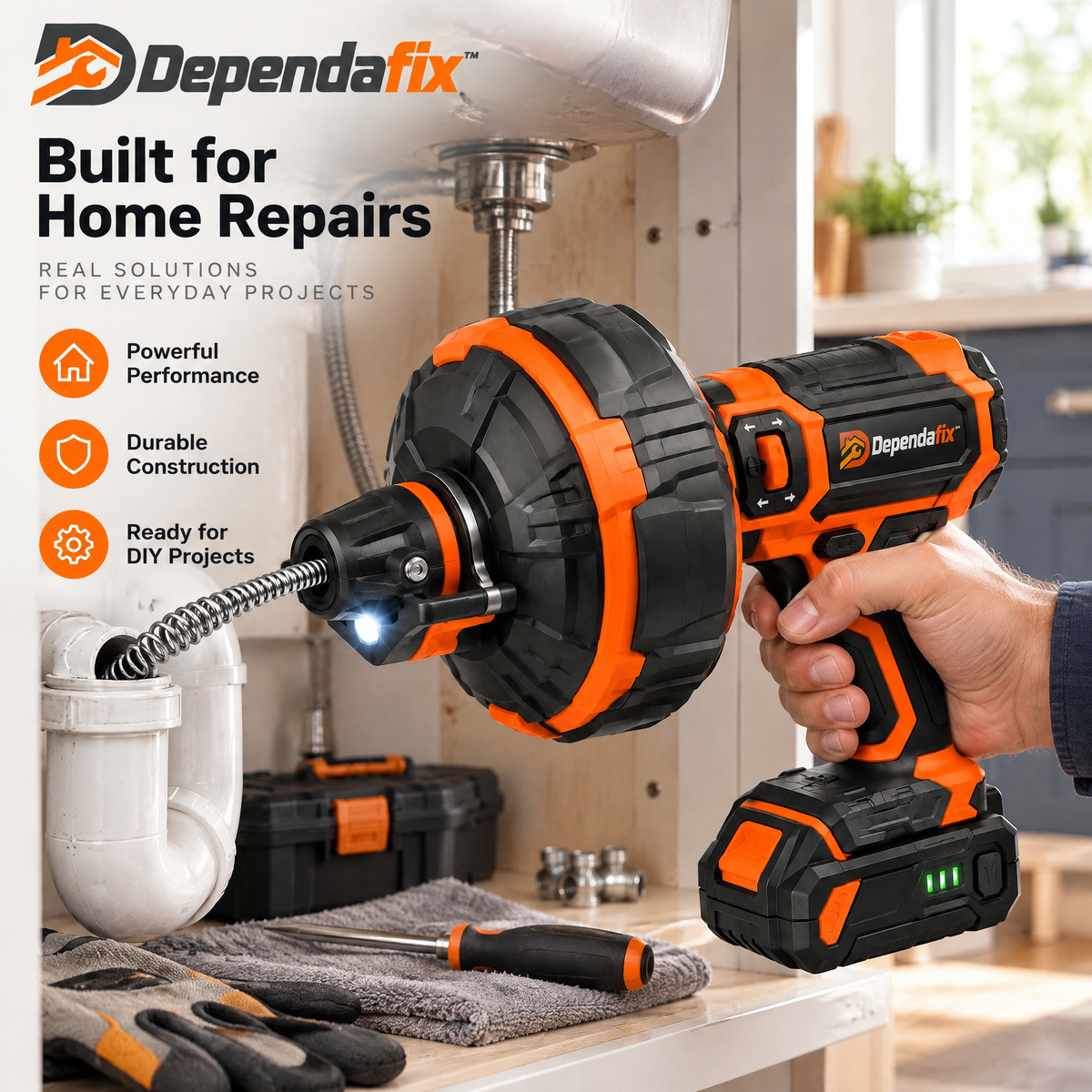 Dependafix™ Electric Drain Auger