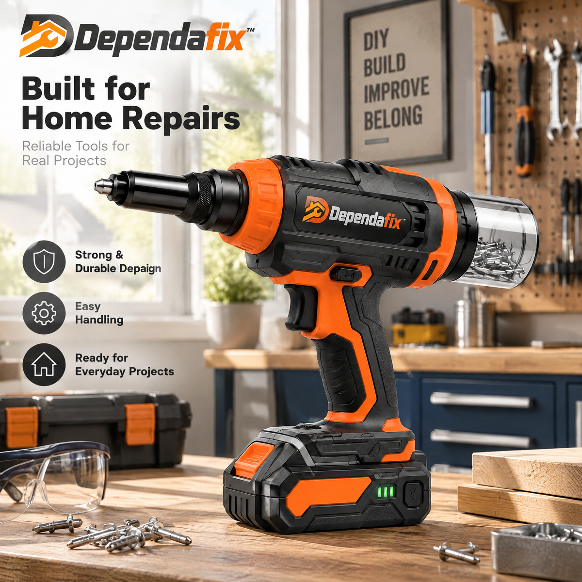 Dependafix™ Electric Rivet Gun