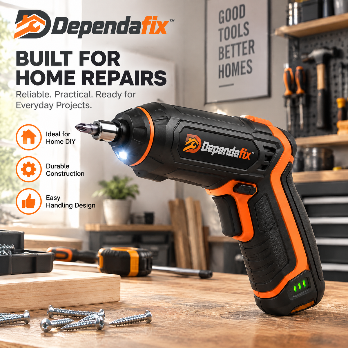 Dependafix™ Cordless Electric Screwdriver