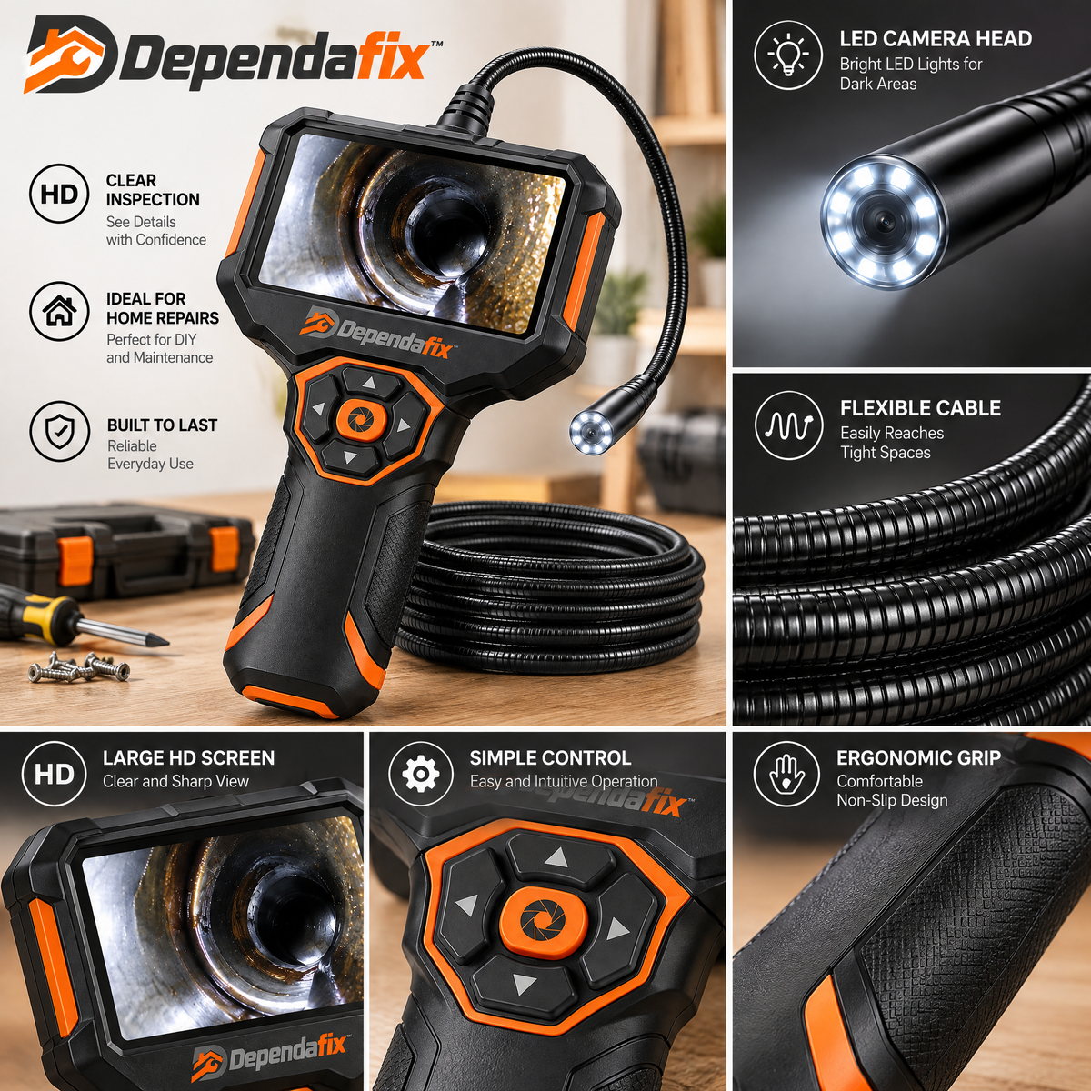 Dependafix™ Inspection Borescope Camera